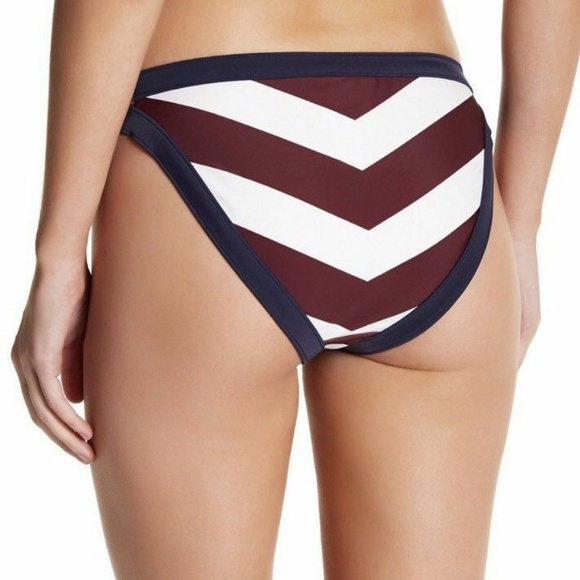 Ted Baker Stripe Bikini Bottom Size 12 - Picture 2 of 5